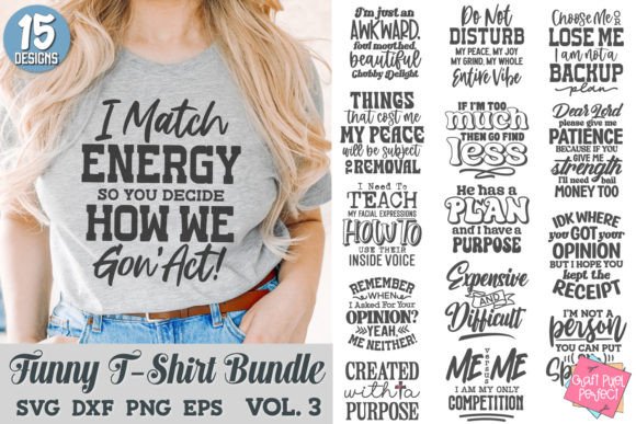 Download Funny Tshirt Bundle, Sarcastic Quotes - Tshirt bundle Collection
