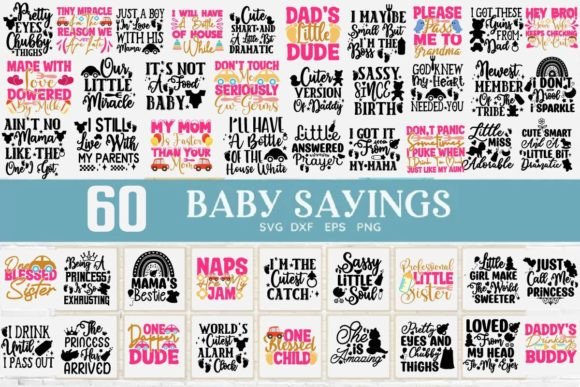 Download Baby Sayings Newborn Bundle - Sayings Collection
