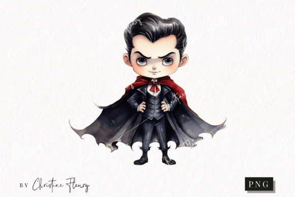 Download Watercolor Vampire Clipart | Watercolor - Premium Resources